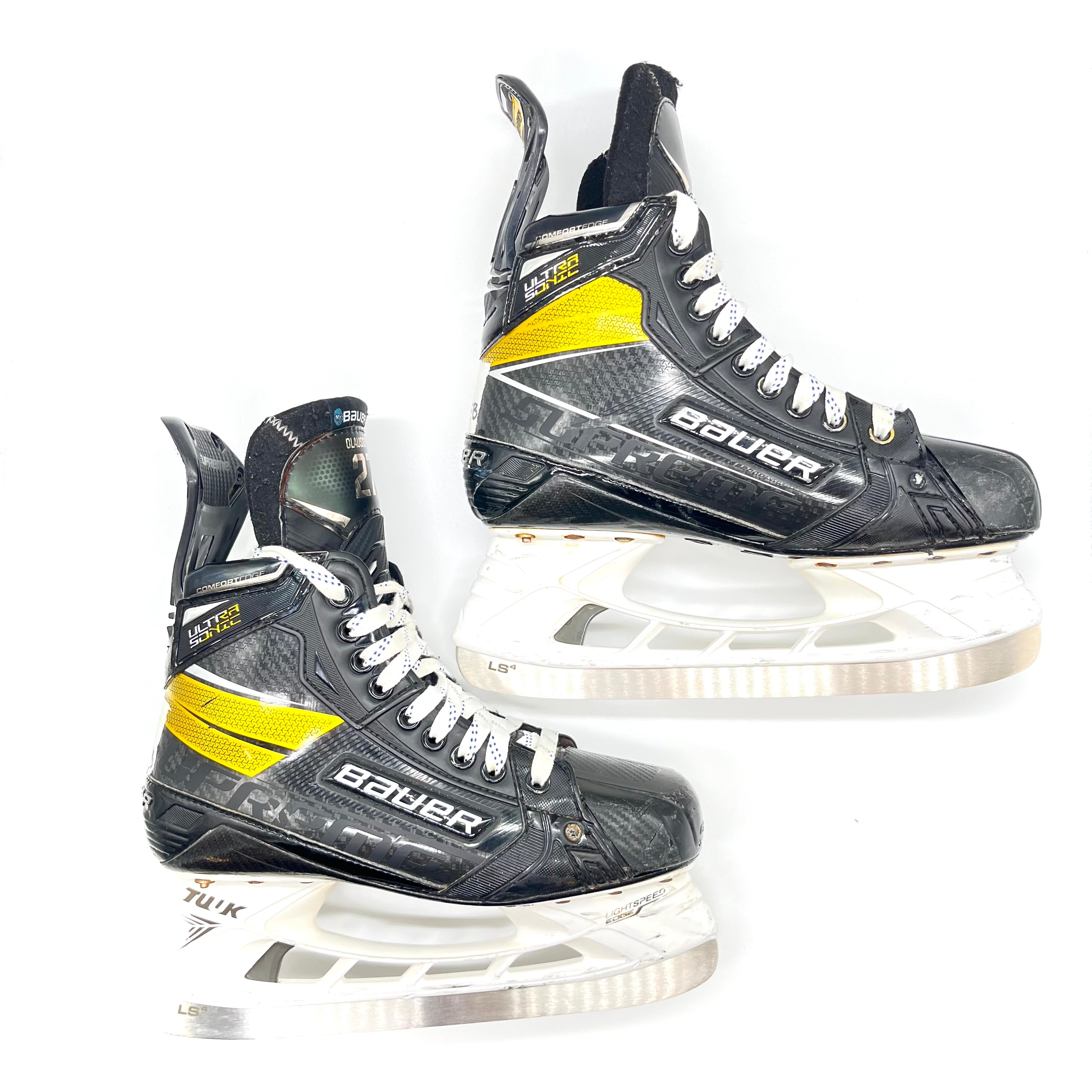 Bauer Supreme Ultrasonic - Patins de hockey Pro Stock d'occasion - Taille 7EE/6.75EE
